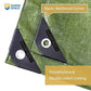 Tarp Green 12x12 Feet Multi Purpose Waterproof Poly Tarp Cover 5mil (288 Sq Ft)