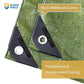 Tarp Green 12x16 Feet Multi Purpose Waterproof Poly Tarp Cover 5mil (384 Sq Ft)