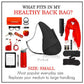 Healthy Back Bag 17" Microfiber Crossbody Sling