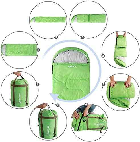 3 4 Season Sleeping Bag for Adults & Kids