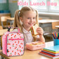 Kids Lunch box Insulated Soft Bag Mini Cooler Back to School Thermal Meal Tote Kit for Girls