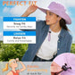 UPF 50+ Wide Brim Sun Hat with Neck Flap