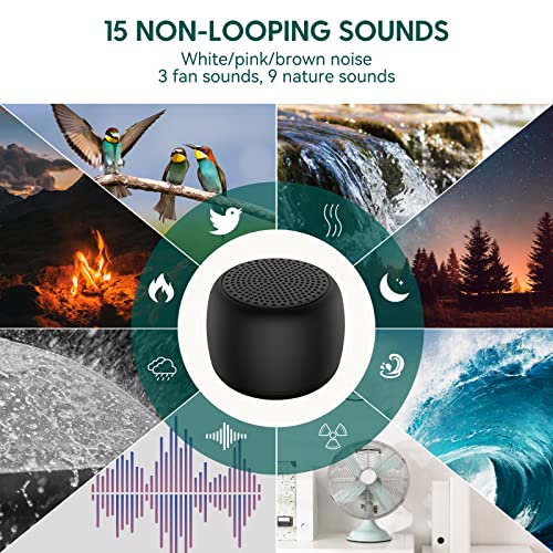 Pocket Mini Portable White Noise Machine for Travel (2 Count)