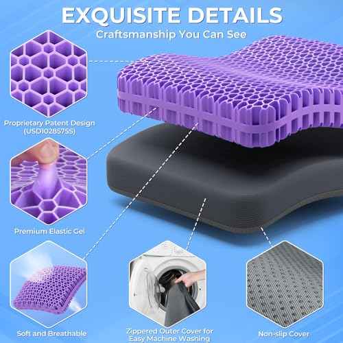 Gel Seat Cushion for Long Sitting
