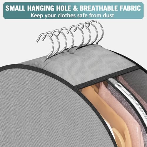 10" Gusseted Garment Bags for Hanging Clothes (3 Count)