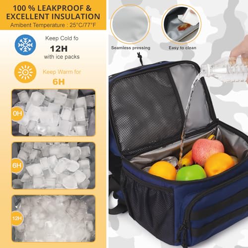 Tactical Double Deck Cooler Backpack for Men