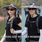 Sun Hat for Men Women with Neck Flap