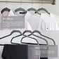 Gray Velvet Hangers 30 Pack Non Slip Heavy Duty Rose Gold Hooks (30 Count)