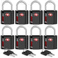 Small Size TSA Approved Luggage Locks (8 Count)