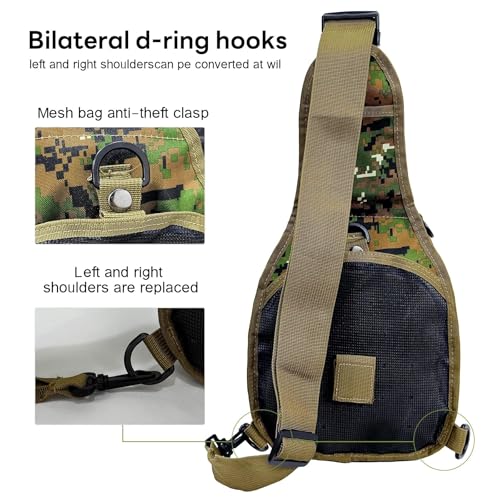 80L 2 Pack Hiking Backpack for Men with Sling Tactical Backpack (2 Count)