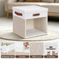 11x11 Inch Ultra Thick Fabric Storage Bins with Lids & Windows (3 Count)