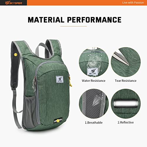 Small Daypack 10L Hiking Backpack Packable Lightweight Travel Day Pack for Women Men