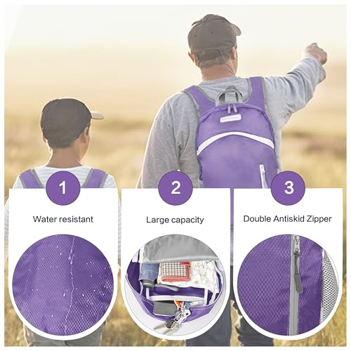 35L Foldable Waterproof Backpack For Outdoor Sports With Inside Wet Clothes Compartment Packable For Multiple Uses Ultra Lightweight Ideal For Hiking Men And Women Travel