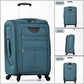 Softside Luggage Set Lightweight 3 Piece Suitcase with Duffel Bag (3 Count)