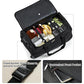 Expandable Carry On Luggage Suitcases with Wheels Foldable Duffle Bag for Travel Carry On suitcase Weekend Bag for Women Men（Black）