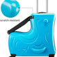 Kids’ Storage & Ride-On Travel Organizer – Dual-Purpose Children’s Suitcase for Home & Travel, Checked size 25 Inch, Blue