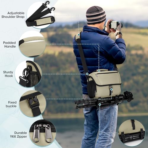 Camera Bag DSLR SLR Mirrorless Camera Case for Photographer