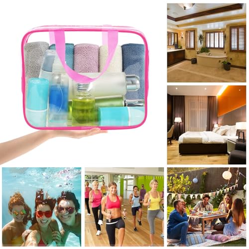 6 Packs Clear Makeup Bags