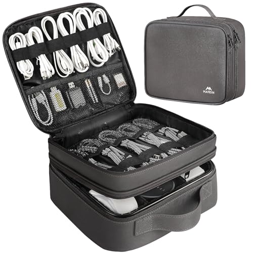 Cord Organizer Bag with Adjustable Divider