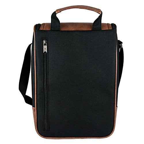 Frehore® Wine Leather Tote Cooler Insulated Bag (2 Count)