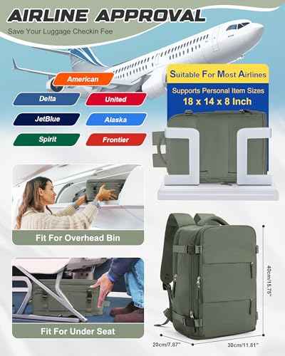 Travel Backpack for Women Men
