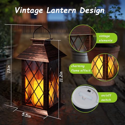 Outdoor Solar Lanterns (2 Count)