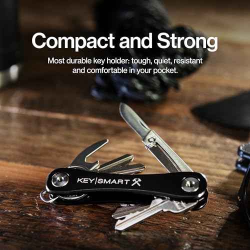 KeySmart Rugged Keychain Multitool Key Holder (2 Count)