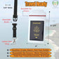 Bulk 20 Pack Heavy Duty Water and Tear Resistant Passport Holders with Lanyard