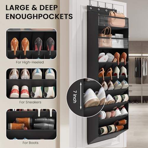 16 20 Pairs Over the Door Shoe Organizer