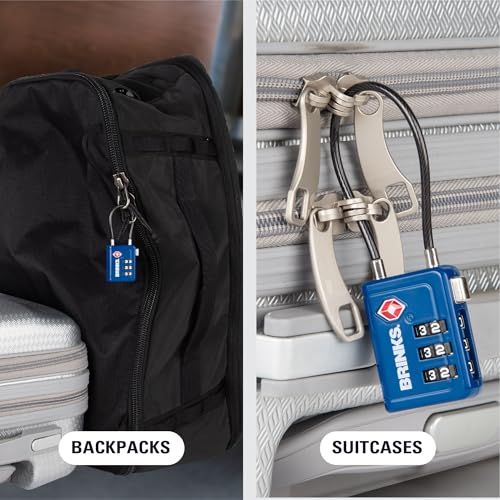 TSA Accepted Indicator Luggage Lock (2 Count)