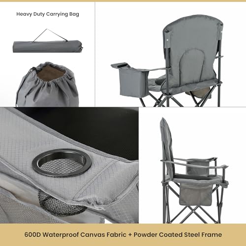 Portable Folding Camping Quad Chair w
