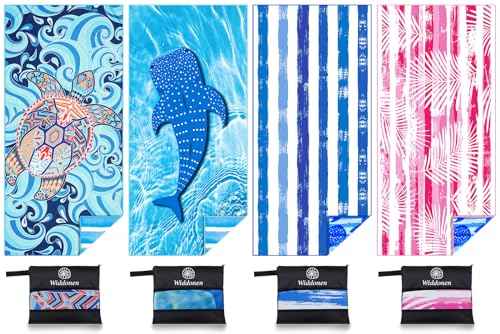 Microfiber Beach Towel (4 Count)