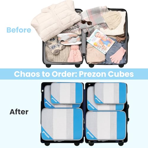 Compression Packing Cubes for Travel (6 Count)
