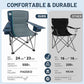 2 Pack Oversized Folding Camping Chair for Adults (2 Count)