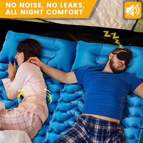 Sleeping Pad Compact Sleeping Pad for Camping with Pillow Built