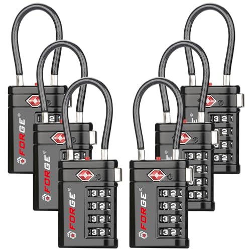 Open Alert TSA Approved Luggage Locks (6 Count)