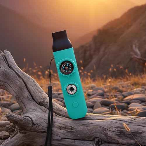 Multifunctional Survival Emergency Whistle for Kids with Compass Hiking Survival