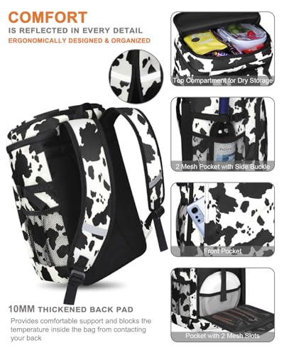 Cooler Backpack Insulated Leak Proof for Women Men Soft Cooler Bag (36 Cans)