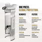 GeoPress 24 oz Water Purifier & Water Filter Bottle