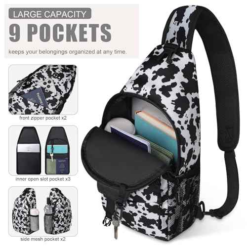 Crossbody Bags for Women Men Trendy Sling Bag Backpack Chest Bag