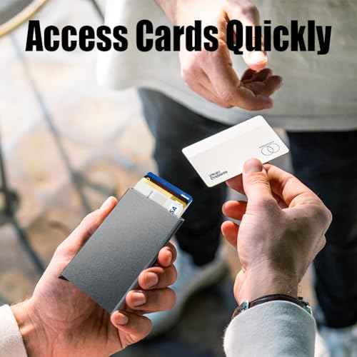 Slim Minimalist Wallet RFID Credit Card Holder for Men