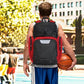Large Basketball Backpack Sports Gym Bag with Ball Holder Ventilated Shoe Compartment Insulated Cooler Pockets Reflective Strips Fence Hook for Men Athletic Training