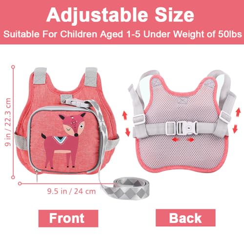 Toddler Harness Leash + Anti Lost Wrist Link