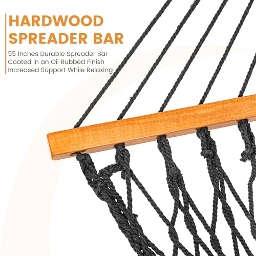 Lazy Daze Double Handwoven Rope Hammock for Outdoor Fits 12