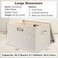 Large Quart Collapsible Stackable Storage Bins with Lids (3 Count)