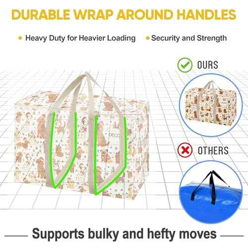 4 Pack Heavy Duty Moving Bags (4 Count)