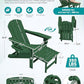 Folding Adjustable Adirondack Chair with Footrest