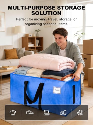 Supports 200lbs Heavy Duty Moving Bags (12 Count)
