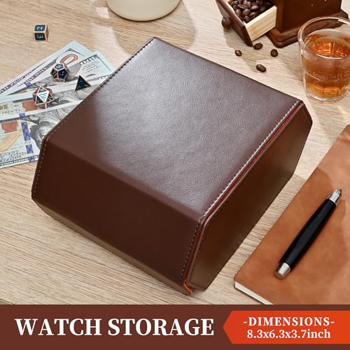 Watch Roll Travel Case for 4 Watches Storage and Organizer