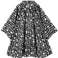 Rain Poncho Jacket Coat Hooded Zipper Style for Women